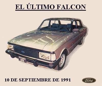 Último Falcon fabricado en Argentina